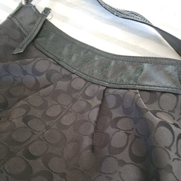 Coach Signature Hobo Shoulder Bag - Picture 4 of 13